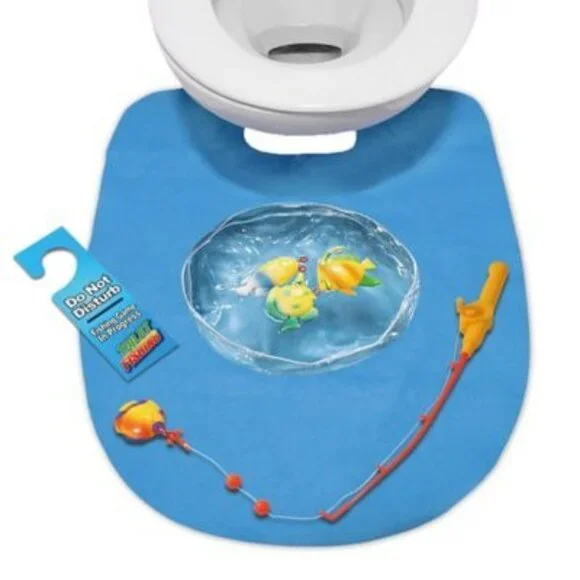Toilet Fishing Catch of the Day" game The Original Workshop New In Box - Picture 3 of 3